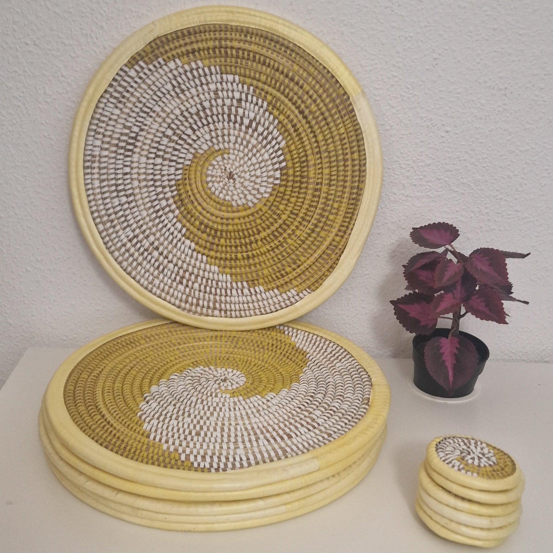 Dessous de plat et Dessous de verre - Ensemble